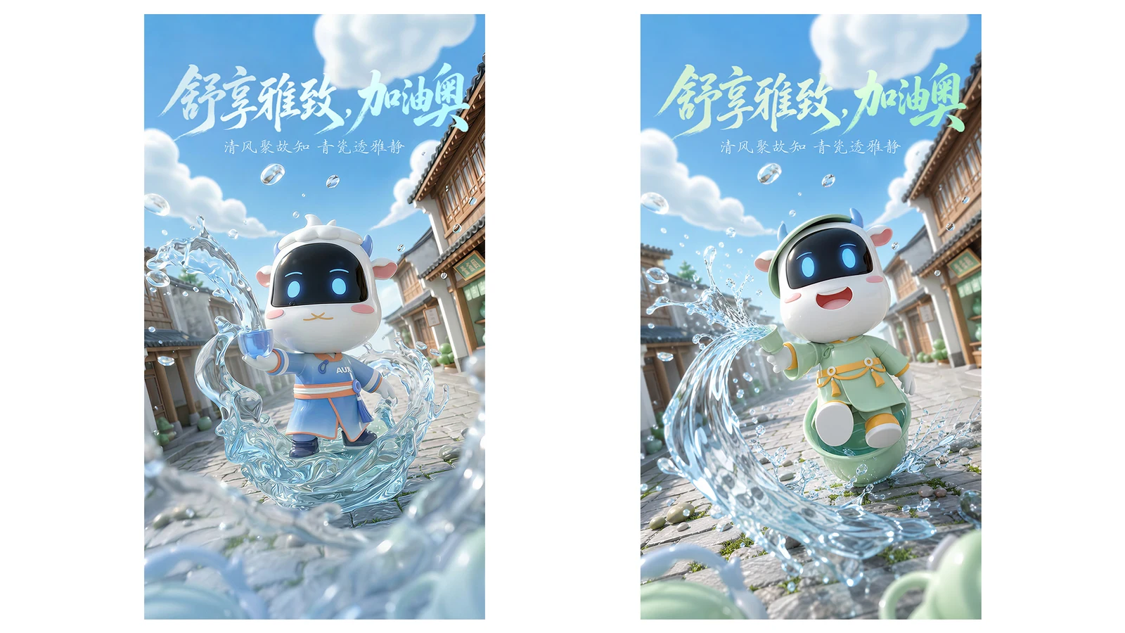 奥克斯｜舒享雅致 IP 场景海报