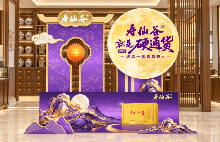 寿仙谷｜中秋展陈设计